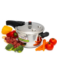 Olla Express de Acero Inoxidable 5L | Wynwood para Inducción y Gas 2