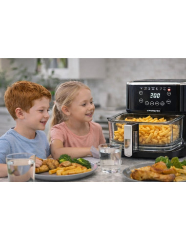 Wynwood Freidora Eléctrica Inteligente Vega con Panel Táctil | 1200W – Blanco o Gris