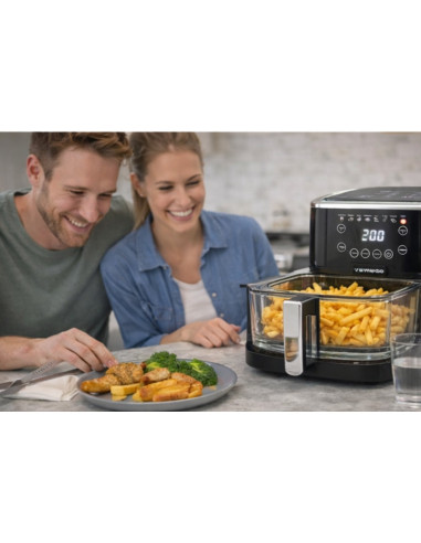 Wynwood Freidora Eléctrica Inteligente Vega con Panel Táctil | 1200W – Blanco o Gris