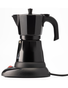 Wynwood Cafetera Italiana Eléctrica Capella – 6 Tazas, Aluminio, 480W