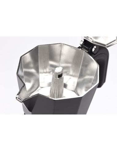 Wynwood Cafetera Italiana Eléctrica Capella – 6 Tazas, Aluminio, 480W