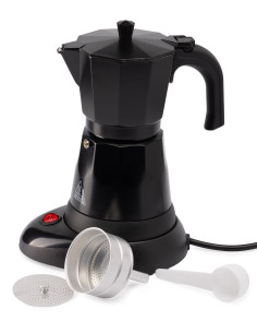 Wynwood Cafetera Italiana Eléctrica Capella – 6 Tazas, Aluminio, 480W 2