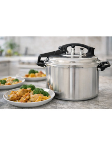 Olla a Presión 5L de Aluminio Segura y Rápida | Wynwood