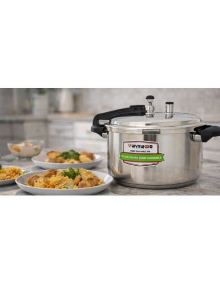 Olla Express de Acero Inoxidable 5L | Wynwood para Inducción y Gas