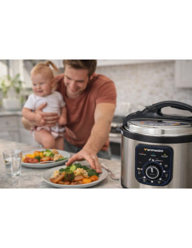 Wynwood Olla Programable Multifunción 6L 1000W | Cocina fácil y rápida