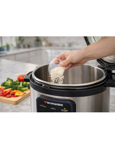 Wynwood Olla Programable Multifunción 6L 1000W | Cocina fácil y rápida