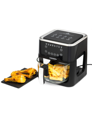 Wynwood Freidora Eléctrica Inteligente Vega con Panel Táctil | 1200W – Blanco o Gris