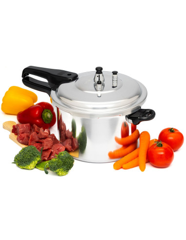 Olla a Presión 5L de Aluminio Segura y Rápida | Wynwood